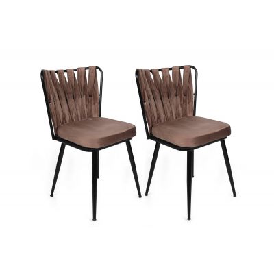 Set scaune (2 bucati) Kusakli Chair Set, 43 x 82 x 43 cm