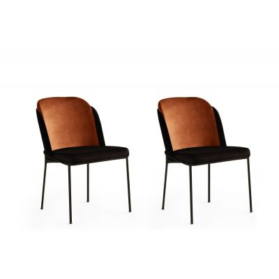 Set scaune Bucatarie Sufragerie (2 bucăți) DR Chair Set, 54 x 86 x 55 cm