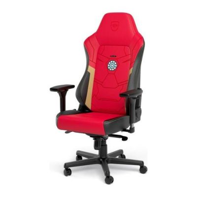 Scaun gaming Noblechairs HERO Iron Man Edition, reglabil (Rosu)