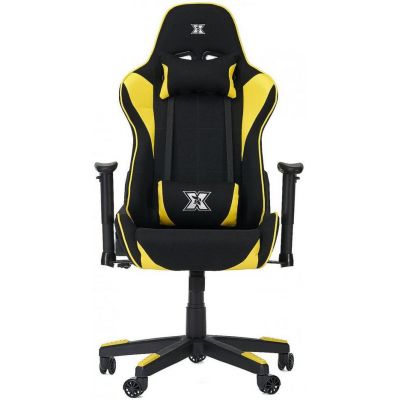 Scaun gaming Serioux Torin, reglabil (Negru/Galben)