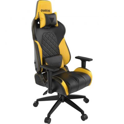 Scaun gaming Gamdias Achilles M1 L ACHILLES-M1L-BY, Negru/Galben