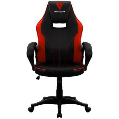 Scaun gaming ThunderX3 JC1, Negru/Rosu