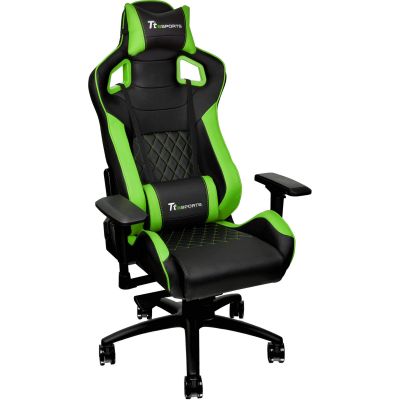 Scaun gaming Tt eSPORTS GT Fit GC-GTF-BGMFDL-01, Negru/Verde