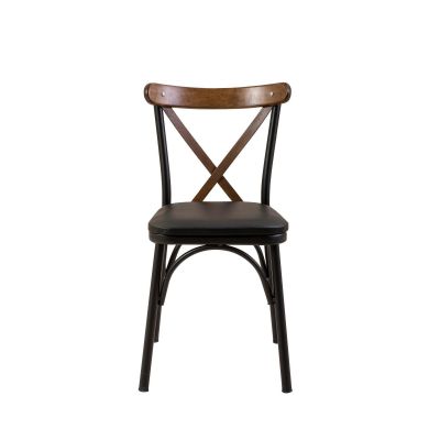 Scaun Oliver Chair Barok, Alb, 48x87x46 cm