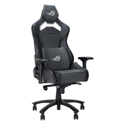 Scaun Gaming ASUS ROG Chariot X Core, Rotire 360°, Manere 4D, Inaltime Reglabila, Gri