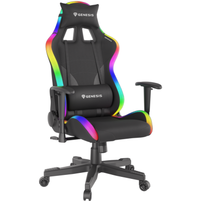 Scaun Gaming Trit 600 Iluminare LED RGB Negru