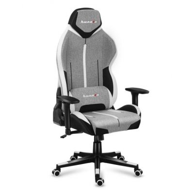 Scaun gaming Huzaro Force 7.9, max 150 kg, Mecanism SoftFlex si SideRest, Perna lombara si pentru cap, BIFMA clasa 3 (Gri)