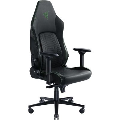 Scaun Gaming Razer Iskur V2, Piele EPU, Greutate suportata 136 kg (Negru/Verde)