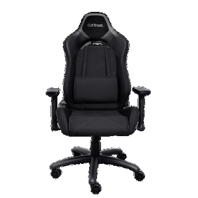 Scaun Gaming Trust GXT714 Ruya, 5 roti, max 150 kg, Perna de gat, Perna lombara (Negru)