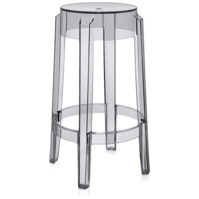 Scaun Kartell Charles Ghost 2005 design Philippe Starck h65cm gri transparent