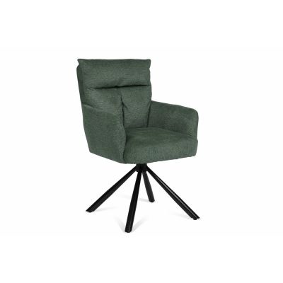 Scaun Rotativ Skanor, 60x67x93 cm, Stofa Verde