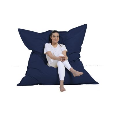 Fotoliu puf de gradina Giant Cushion Albastru inchis 180x140x30 cm