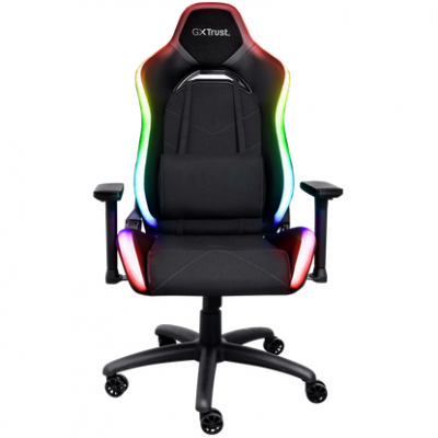 Scaun Gaming GXT 719 Ruya Iluminare LED RGB cu Telecomanda Negru