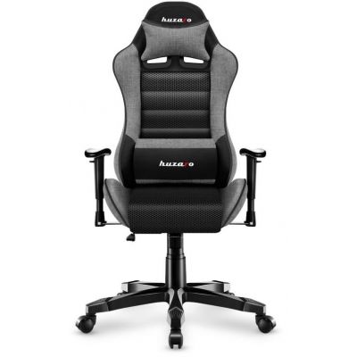 Scaun gaming pentru copii Huzaro HZ-Ranger 6.0, max 130 kg, Perna lombara si de gat (Gri)