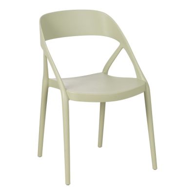 Scaune de dining verde-deschis 2 buc. din plastic – Ixia