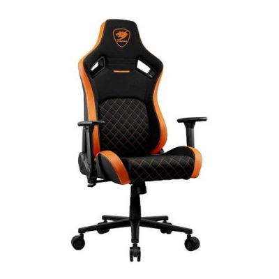 Scaun gaming Cougar Defensor F, reglabil (Negru/Portocaliu)