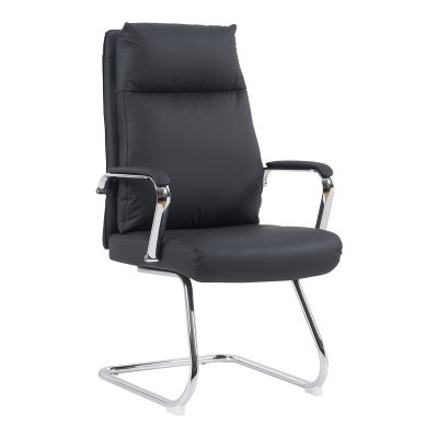 Scaun vizitator Siquel, Pako World, Negru, 58x62x105 cm Scaun vizitator Siquel, Pako World, Negru, 58x62x105 cm